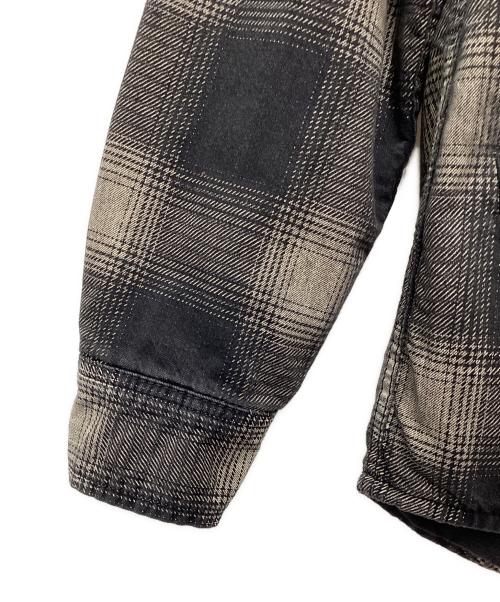 MINEDENIM（マインデニム）MINEDENIM (マインデニム) V.Check Flannel Work SH ブラック サイズ:Sの古着・服飾アイテム