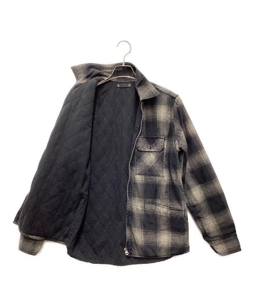 MINEDENIM（マインデニム）MINEDENIM (マインデニム) V.Check Flannel Work SH ブラック サイズ:Sの古着・服飾アイテム