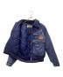 中古・古着 DIESEL (ディーゼル) ブルゾン ブルー×ネイビー サイズ:S：7000円
