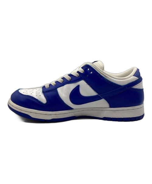 NIKE（ナイキ）NIKE (ナイキ) ローカットスニーカー Varsity Royal/Kentucky ホワイト×ブルー サイズ:SIZE 27.5cmの古着・服飾アイテム