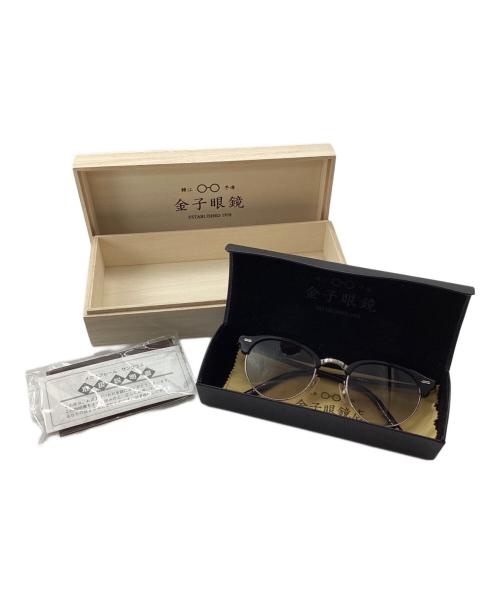 金子眼鏡（カネコガンキョウ）金子眼鏡 (カネコガンキョウ) 伊達眼鏡 BKSI サイズ:48□22-145の古着・服飾アイテム