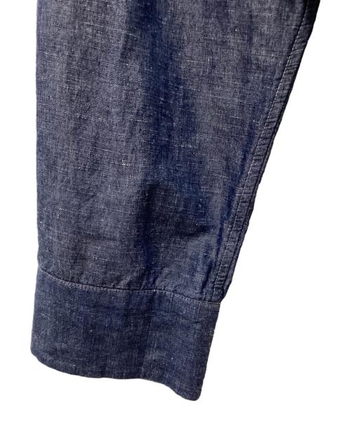 WEWILL（ウィーウィル）WEWILL (ウィーウィル) バンドカラーシャツ ネイビー サイズ:SIZE ３の古着・服飾アイテム