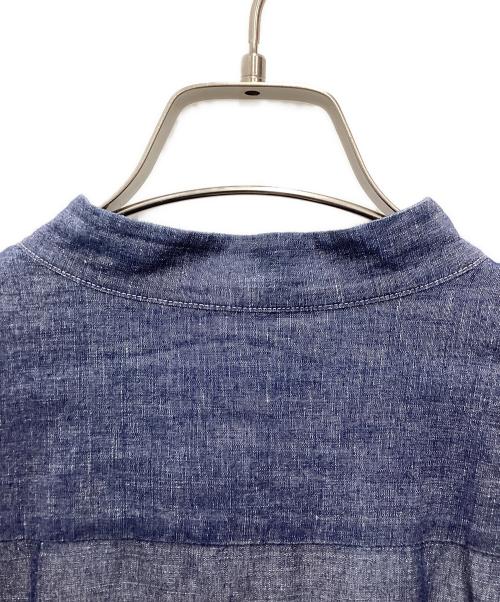 WEWILL（ウィーウィル）WEWILL (ウィーウィル) バンドカラーシャツ ネイビー サイズ:SIZE ３の古着・服飾アイテム