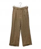 AURALEEオーラリー）の古着「SILK SUMMER TWEED SLACKS」｜ベージュ