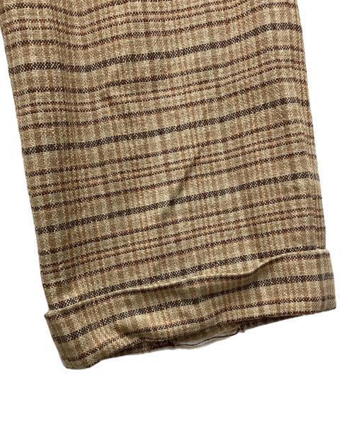AURALEE（オーラリー）AURALEE (オーラリー) SILK SUMMER TWEED SLACKS ベージュ サイズ:SIZE 3の古着・服飾アイテム