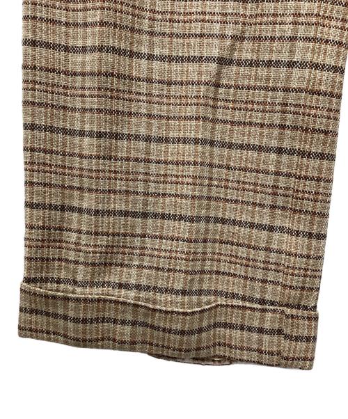 AURALEE（オーラリー）AURALEE (オーラリー) SILK SUMMER TWEED SLACKS ベージュ サイズ:SIZE 3の古着・服飾アイテム
