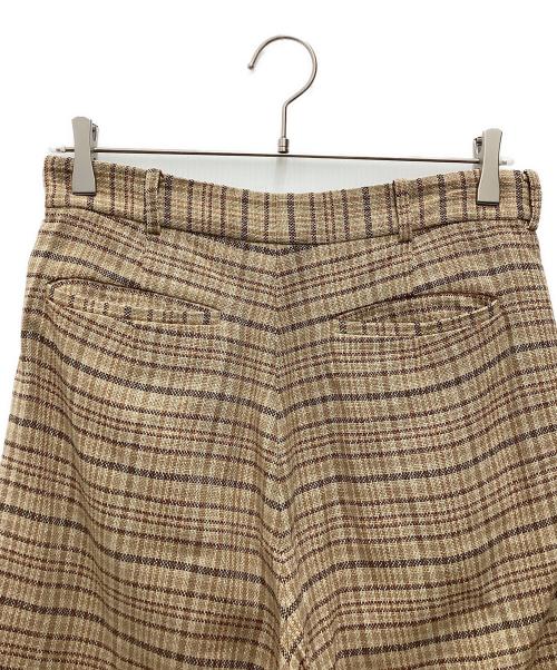 AURALEE（オーラリー）AURALEE (オーラリー) SILK SUMMER TWEED SLACKS ベージュ サイズ:SIZE 3の古着・服飾アイテム