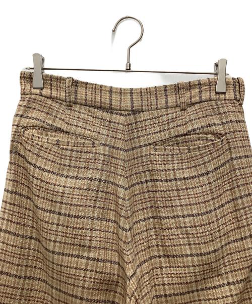AURALEE（オーラリー）AURALEE (オーラリー) SILK SUMMER TWEED SLACKS ベージュ サイズ:SIZE 3の古着・服飾アイテム