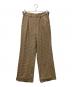AURALEE（オーラリー）の古着「SILK SUMMER TWEED SLACKS」｜ベージュ