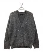 MAISON SPECIALメゾンスペシャル）の古着「Sparkling Bijou Knit Cardigan」｜グレー