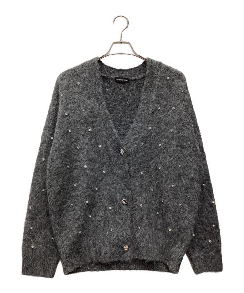 MAISON SPECIAL（メゾンスペシャル）MAISON SPECIAL (メゾンスペシャル) Sparkling Bijou Knit Cardigan グレー サイズ:SIZE Freeの古着・服飾アイテム