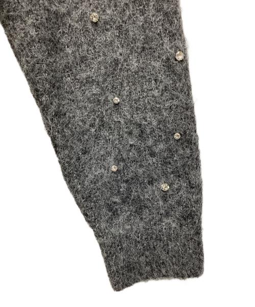 MAISON SPECIAL（メゾンスペシャル）MAISON SPECIAL (メゾンスペシャル) Sparkling Bijou Knit Cardigan グレー サイズ:SIZE Freeの古着・服飾アイテム