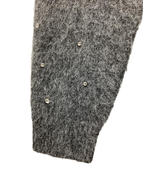 MAISON SPECIAL（メゾンスペシャル）MAISON SPECIAL (メゾンスペシャル) Sparkling Bijou Knit Cardigan グレー サイズ:SIZE Freeの古着・服飾アイテム