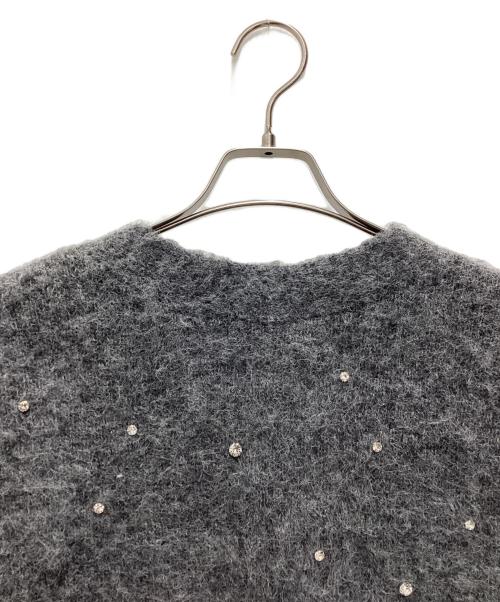 MAISON SPECIAL（メゾンスペシャル）MAISON SPECIAL (メゾンスペシャル) Sparkling Bijou Knit Cardigan グレー サイズ:SIZE Freeの古着・服飾アイテム