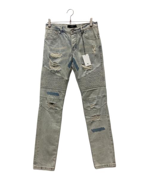 STAMPD（スタンプド）STAMPD (スタンプド) ダメージヨゴレ加工デニムパンツ スカイブルー サイズ:SIZE 30 未使用品の古着・服飾アイテム