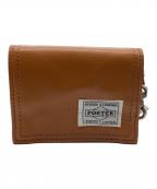 PORTERポーター）の古着「コインケース フリースタイル」｜ベージュ