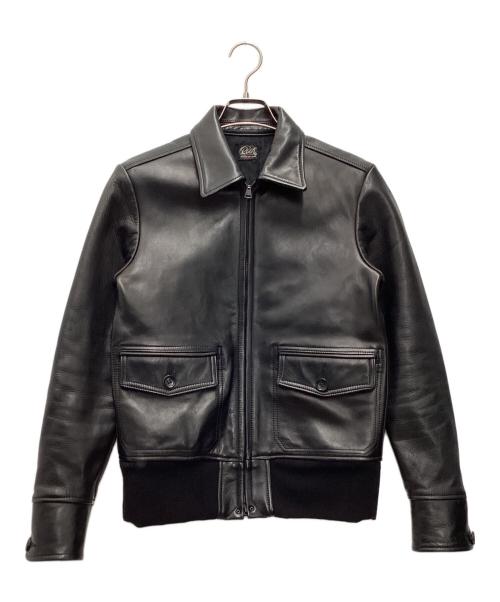 Rags McGREGOR（ラグスマックレガー）Rags McGREGOR (ラグスマックレガー) A-2 シングルライダースジャケット ブラック サイズ:SIZE Sの古着・服飾アイテム