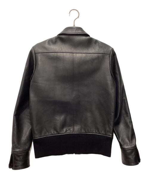 Rags McGREGOR（ラグスマックレガー）Rags McGREGOR (ラグスマックレガー) A-2 シングルライダースジャケット ブラック サイズ:SIZE Sの古着・服飾アイテム