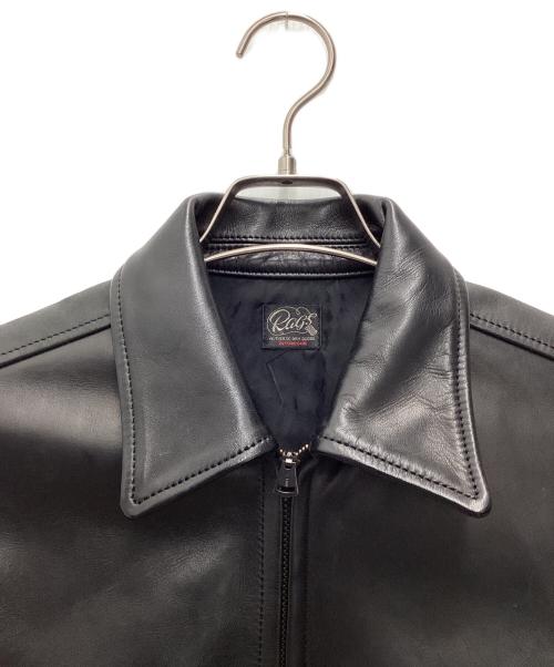 Rags McGREGOR（ラグスマックレガー）Rags McGREGOR (ラグスマックレガー) A-2 シングルライダースジャケット ブラック サイズ:SIZE Sの古着・服飾アイテム