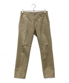 INCOTEX（インコテックス）の古着「ストレートパンツ」｜カーキ