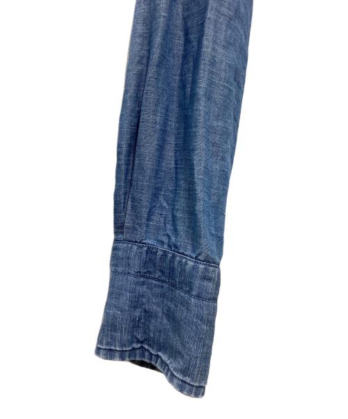 Bagutta（バグッタ）BAGUTTA (バグッタ) オープンカラーシャツ ブルー サイズ:SIZE Sの古着・服飾アイテム