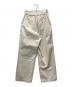 Gymphlex (ジムフレックス) コットンチノ 2タック イージーパンツ ホワイト サイズ:SIZE S：5000円