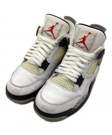 NIKE（ナイキ）の古着「Nike Air Jordan 4 Retro "White Cement" (2016)」｜ホワイト×グレー