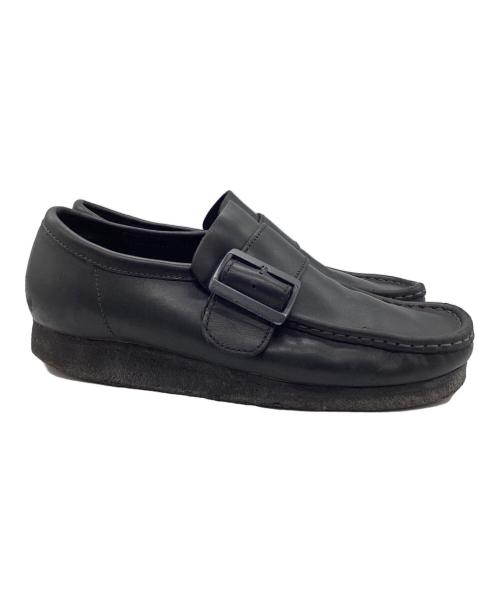 CLARKS ORIGINALS（クラークス オリジナルズ）Clarks Originals (クラークス オリジナルズ) UNITED ARROWS (ユナイテッドアローズ) レザーシューズ Wallabee Monk UNITED ARROWS別注 ブラック サイズ:SIZE 26.5cmの古着・服飾アイテム