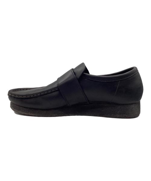 CLARKS ORIGINALS（クラークス オリジナルズ）Clarks Originals (クラークス オリジナルズ) UNITED ARROWS (ユナイテッドアローズ) レザーシューズ Wallabee Monk UNITED ARROWS別注 ブラック サイズ:SIZE 26.5cmの古着・服飾アイテム