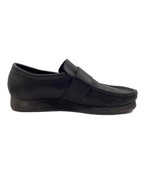 CLARKS ORIGINALS（クラークス オリジナルズ）Clarks Originals (クラークス オリジナルズ) UNITED ARROWS (ユナイテッドアローズ) レザーシューズ Wallabee Monk UNITED ARROWS別注 ブラック サイズ:SIZE 26.5cmの古着・服飾アイテム