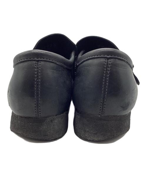 CLARKS ORIGINALS（クラークス オリジナルズ）Clarks Originals (クラークス オリジナルズ) UNITED ARROWS (ユナイテッドアローズ) レザーシューズ Wallabee Monk UNITED ARROWS別注 ブラック サイズ:SIZE 26.5cmの古着・服飾アイテム