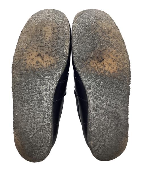 CLARKS ORIGINALS（クラークス オリジナルズ）Clarks Originals (クラークス オリジナルズ) UNITED ARROWS (ユナイテッドアローズ) レザーシューズ Wallabee Monk UNITED ARROWS別注 ブラック サイズ:SIZE 26.5cmの古着・服飾アイテム