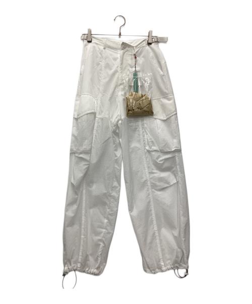 SLY（スライ）SLY (スライ) ナイロンカーゴパンツ ホワイト サイズ:SIZE 2の古着・服飾アイテム