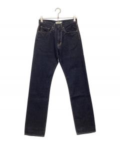 中古・古着通販】GUCCI (グッチ) デニムパンツ タイガーフラワー刺繍