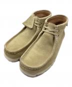 CLARKS ORIGINALS×BEAMSクラークス オリジナルズ×ビームス）の古着「ワラビーシューズ ビブラムソール」｜ベージュ