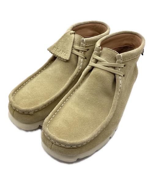 CLARKS ORIGINALS（クラークス オリジナルズ）Clarks Originals (クラークス オリジナルズ) BEAMS (ビームス) ワラビーシューズ ビブラムソール ベージュ サイズ:SIZE 26.5cmの古着・服飾アイテム