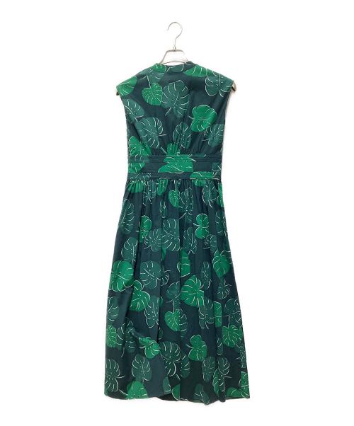 Kate Spade（ケイトスペード）Kate Spade (ケイトスペード) ノースリーブワンピース グリーン サイズ:Sの古着・服飾アイテム