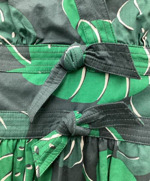 Kate Spade（ケイトスペード）Kate Spade (ケイトスペード) ノースリーブワンピース グリーン サイズ:Sの古着・服飾アイテム