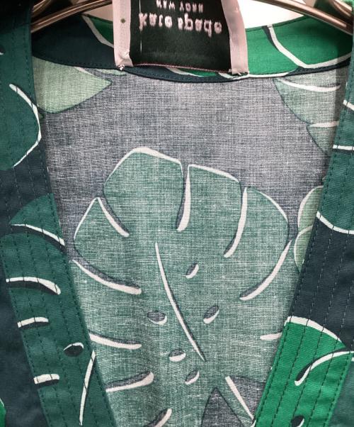 Kate Spade（ケイトスペード）Kate Spade (ケイトスペード) ノースリーブワンピース グリーン サイズ:Sの古着・服飾アイテム