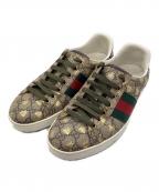 GUCCIグッチ）の古着「GGスプリームローカットスニーカー」｜ベージュ