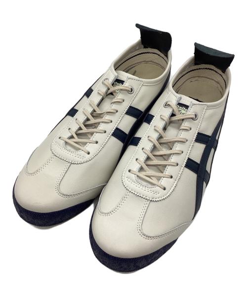 Onitsuka Tiger（オニツカタイガー）Onitsuka Tiger (オニツカタイガー) キャンバススニーカー MEXICO'66 グレー×ネイビー サイズ:SIZE 28.5cmの古着・服飾アイテム