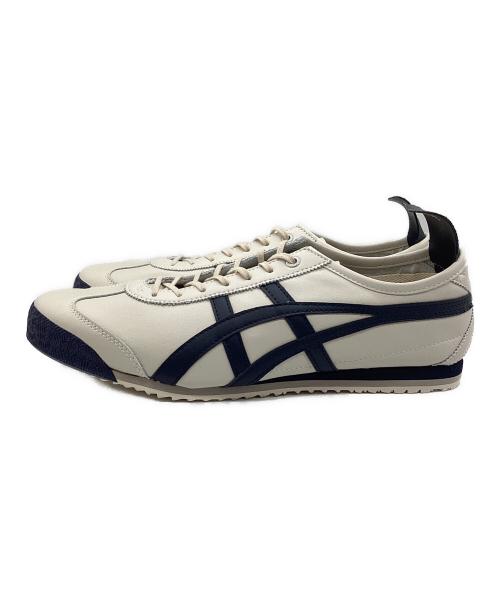 Onitsuka Tiger（オニツカタイガー）Onitsuka Tiger (オニツカタイガー) キャンバススニーカー MEXICO'66 グレー×ネイビー サイズ:SIZE 28.5cmの古着・服飾アイテム