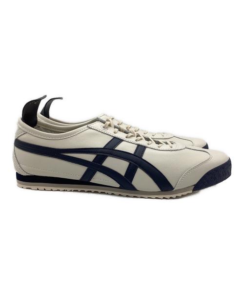 Onitsuka Tiger（オニツカタイガー）Onitsuka Tiger (オニツカタイガー) キャンバススニーカー MEXICO'66 グレー×ネイビー サイズ:SIZE 28.5cmの古着・服飾アイテム