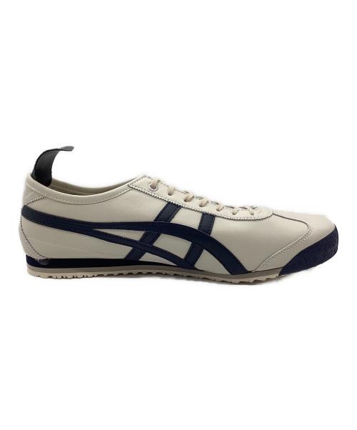 Onitsuka Tiger（オニツカタイガー）Onitsuka Tiger (オニツカタイガー) キャンバススニーカー MEXICO'66 グレー×ネイビー サイズ:SIZE 28.5cmの古着・服飾アイテム