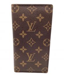 LOUIS VUITTON（ルイ ヴィトン）の古着「ポルトバルール カルトクレディ 長財布 モノグラム」｜ブラウン