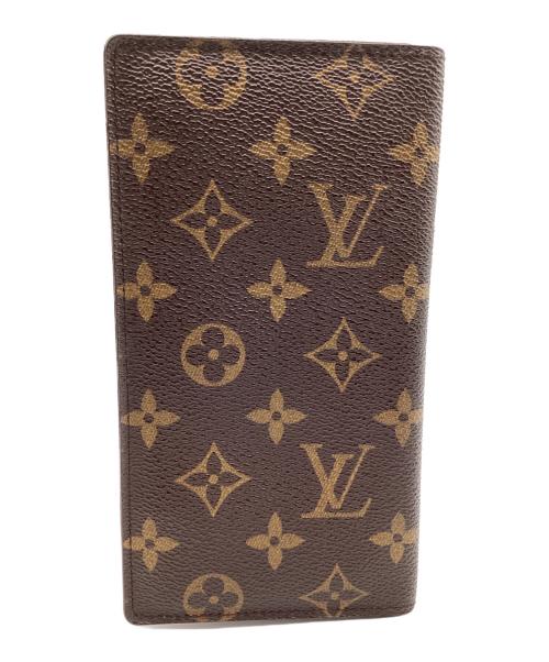LOUIS VUITTON（ルイ ヴィトン）LOUIS VUITTON (ルイ ヴィトン) ポルトバルール カルトクレディ 長財布 モノグラム ブラウン サイズ:-の古着・服飾アイテム