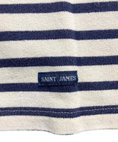SAINT JAMES（セントジェームス）SAINT JAMES (セントジェームス) バスクシャツ ブルー×ホワイト サイズ:不明の古着・服飾アイテム
