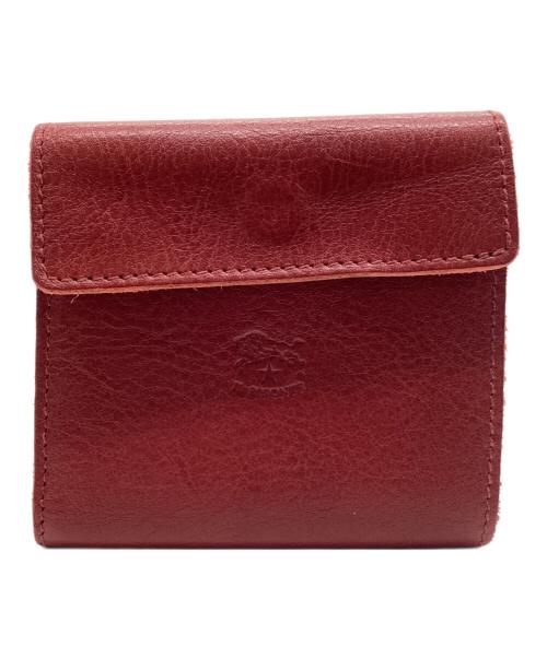 IL BISONTE（イル ビゾンテ）IL BISONTE (イル ビゾンテ) 2つ折りコインケース レッドの古着・服飾アイテム