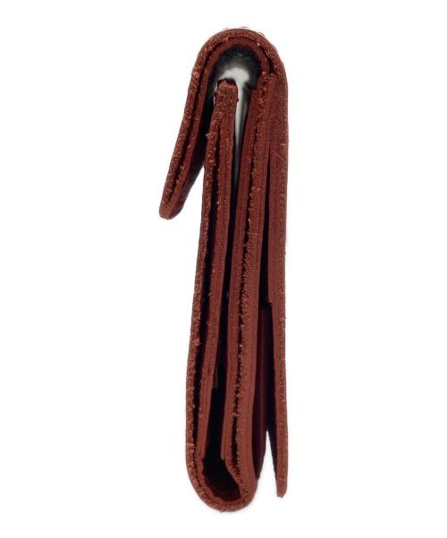 IL BISONTE（イル ビゾンテ）IL BISONTE (イル ビゾンテ) 2つ折りコインケース レッドの古着・服飾アイテム