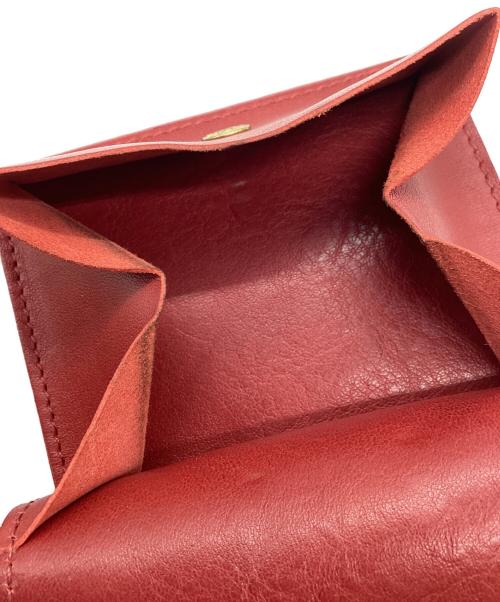 IL BISONTE（イル ビゾンテ）IL BISONTE (イル ビゾンテ) 2つ折りコインケース レッドの古着・服飾アイテム